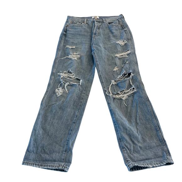 Pistola Presley High Rise Relaxed Roller‎ Jeans Size 27 - Picture 1 of 10